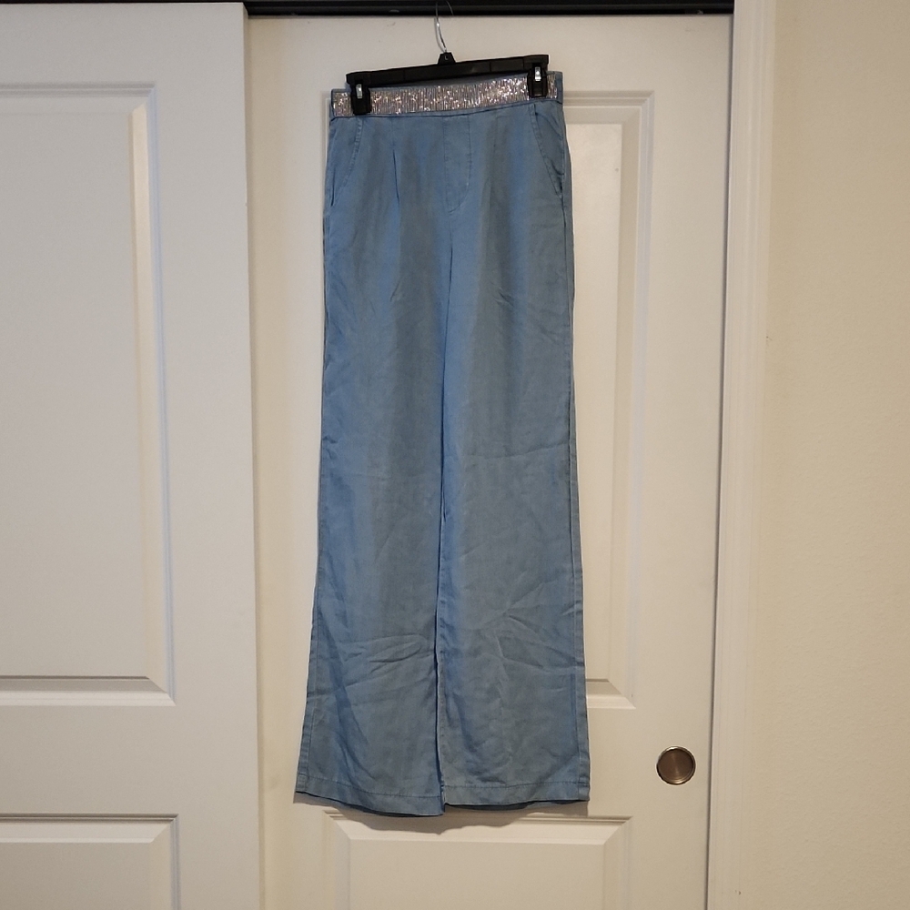 Women's Blue Boot Cut Pants